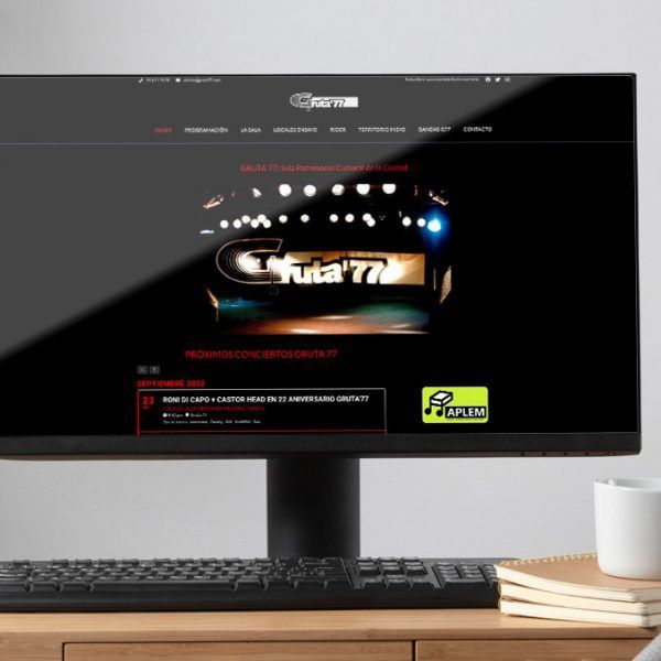 Gruta77, ejemplos de páginas web